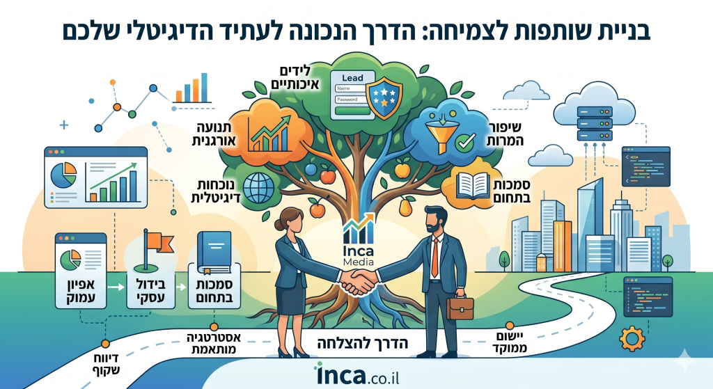 בניית שותפות לצמיחה: הדרך הנכונה לעתיד הדיגיטלי שלכם