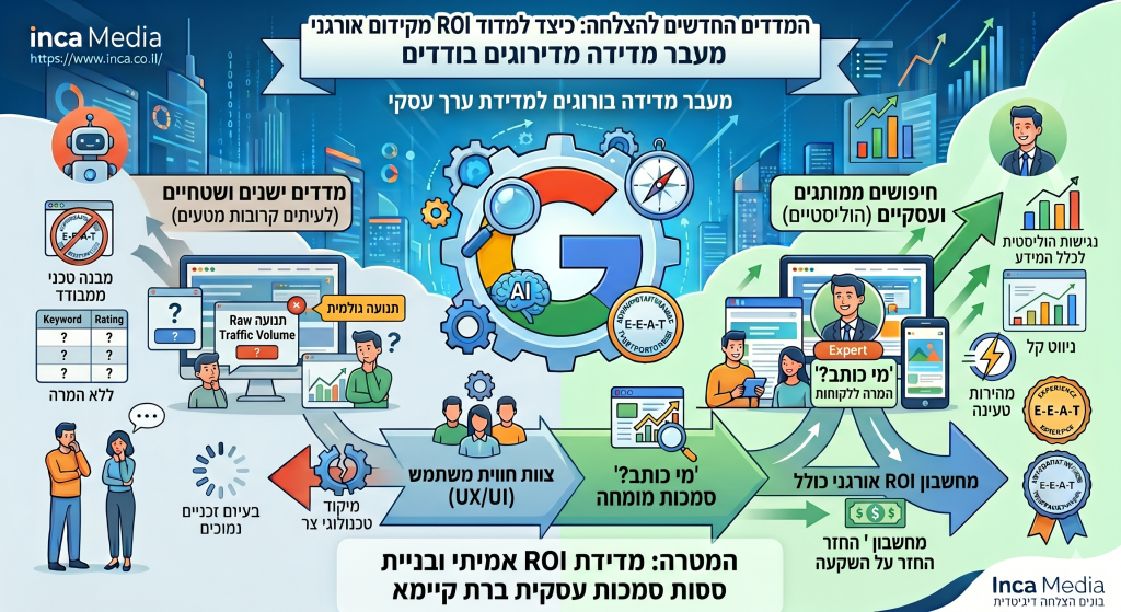 המדדים החדשים להצלחה: כיצד למדוד ROI מקידום אורגני