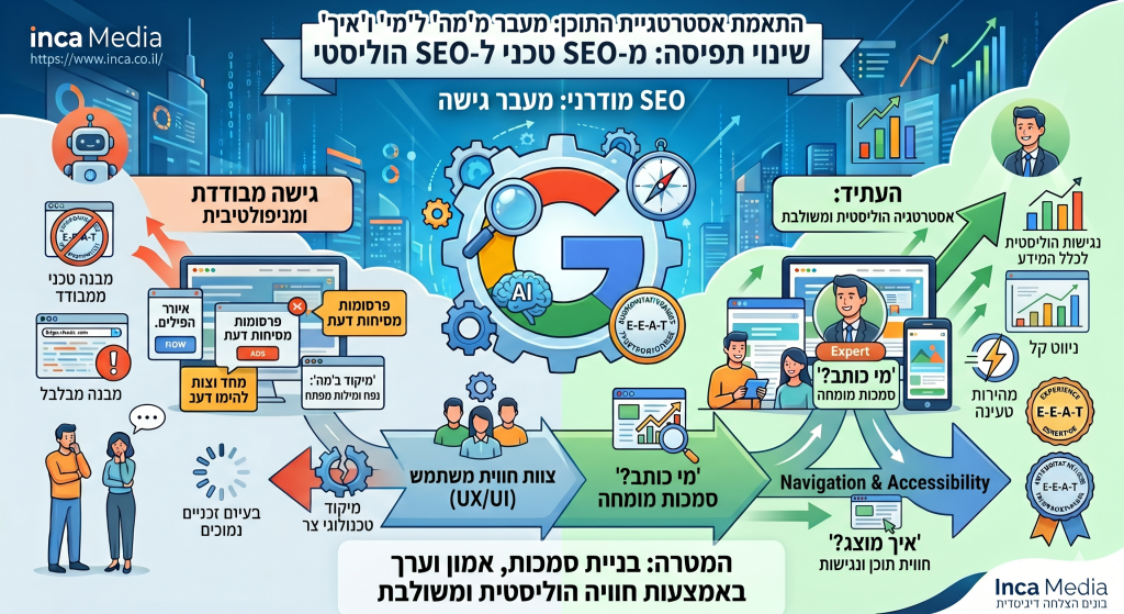 התאמת אסטרטגיית התוכן: מעבר מ"מה" ל"מי" ו"איך"
