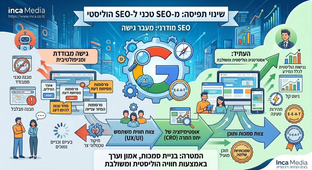 שינוי תפיסה: מ-SEO טכני ל-SEO הוליסטי