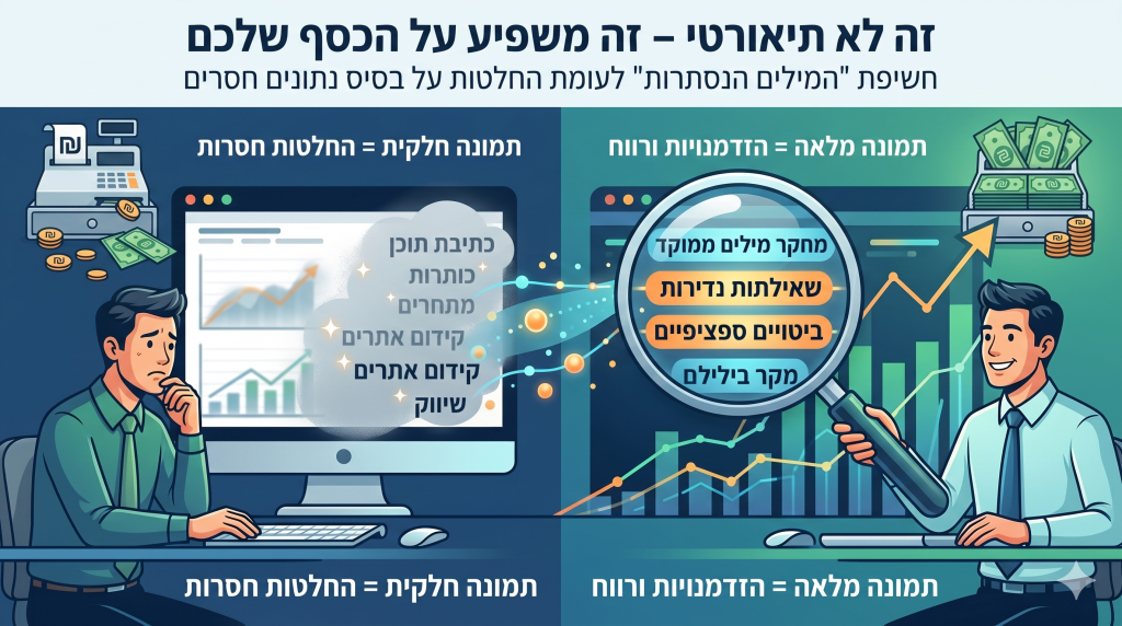 זה לא תיאורטי – זה משפיע על הכסף שלכם