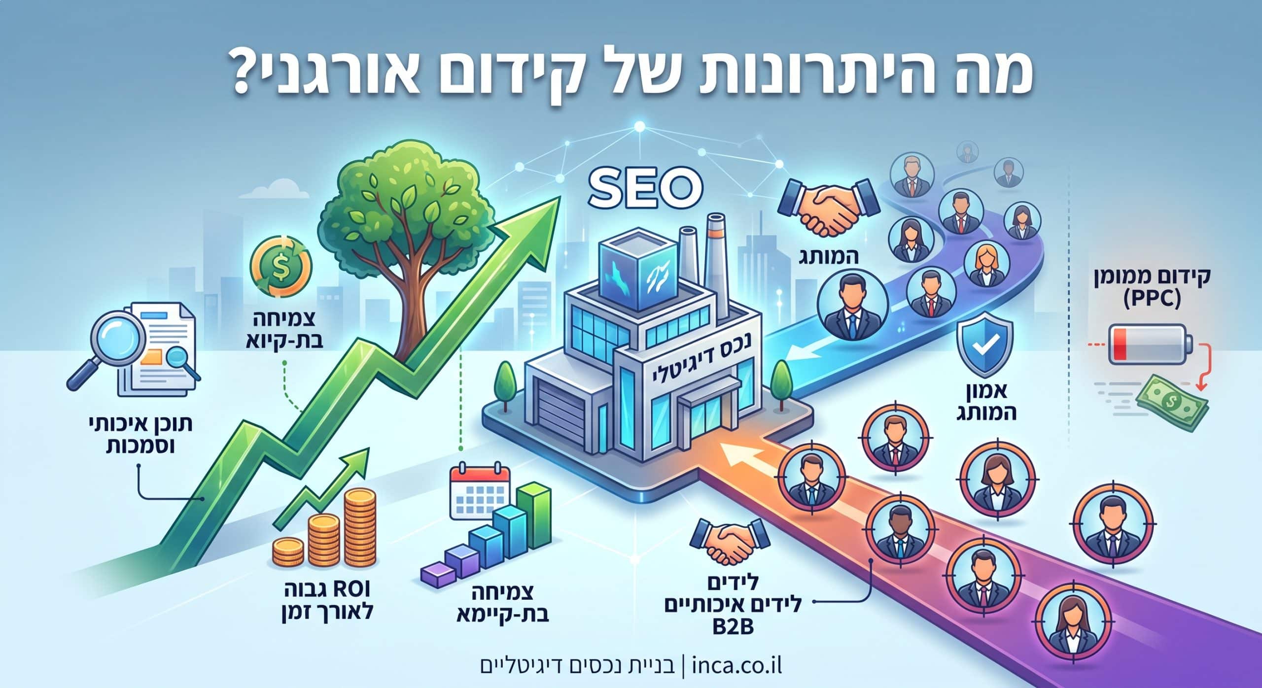 מה היתרונות של קידום אורגני