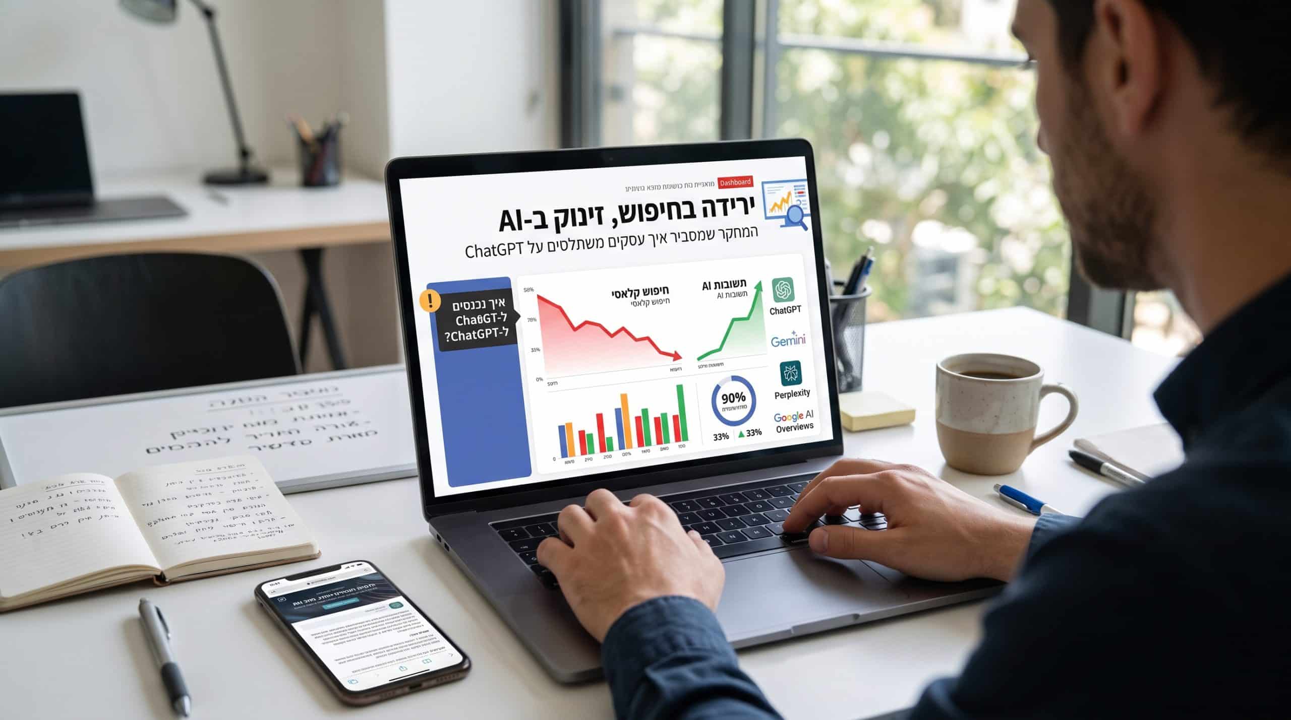 ירידה בחיפוש, זינוק ב-AI